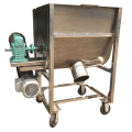 Máy trộn nguyên liệu nằm ngang 50kg/mẻ Inox (MTI- 03)