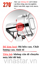 Máy xay ngũ cốc, nấm linh chi, tam thất, xay siêu mịn 4500g