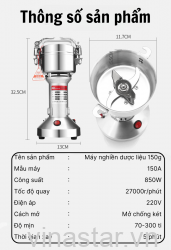 Máy xay bột khô mini đa năng 150g