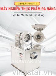 Máy Nghiền Thuốc, Thảo Dược, Gia vị,... Đa Năng, Inox 304, Không Ồn Ào, Bền Bỉ