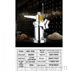 Máy nghiền thuốc đông y , máy nghiền bột thương mại - HBM-103B