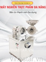 Máy Nghiền Dược Liệu Công Suất Cao, Động Cơ Lõi Đồng Cao Cấp, Sử Dụng Hệ Thống Lảm Mát Bằng Không Khí