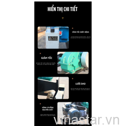 Máy Bổ Củi Động Cơ Điện -1 pha 5,5kw