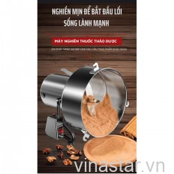 Máy Nghiền Thuốc Thảo Dược Đông Y xoay 3000g 