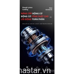 Máy ép mì điện thương mại CB-200 ( trục 20cm ) , máy cán mì bằng thép không gỉ hoàn toàn tự động