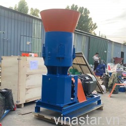 Máy Ép Cám Viên Công Nghiệp, Năng Suất Cao, Máy Trục Liền Loại 4 Lô- Có hộp số Giảm Tốc.Moto 3.5kw Toàn Phát Mặt Sàng tùy chọn