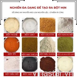 MÁY XAY DƯỢC LIỆU, NGŨ CỐC ĐA NĂNG – GIẢI PHÁP TIỆN LỢI CHO GIA ĐÌNH VÀ CƠ SỞ SẢN XUẤT