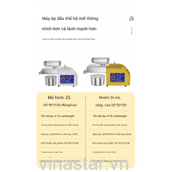 Máy ép dầu ăn thực vật, dùng trong gia đình. Thương hiệu Mỹ cao cấp Septree - Z6