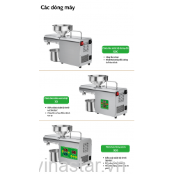 Máy ép dầu ăn thực vật dùng trong gia đình. Thương hiệu Mỹ cao cấp Septree - X3S