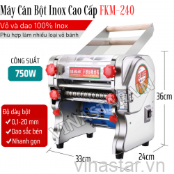 Máy Cán Bột, Cắt Bột Cao Cấp FKM-240