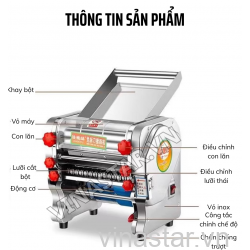 Máy Cán và Cắt Sợi Mỳ FKM-240 Chất Lượng Cao