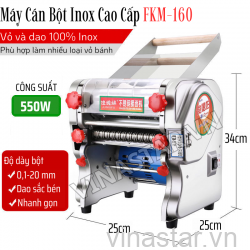Máy Cán Bột Mini FKM-180 Chất Lượng Tuyệt Đối