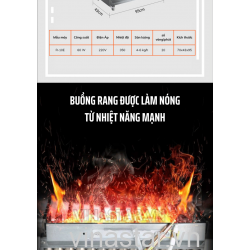 Máy Rang Hạt Ngũ Cốc Chạy Gas Mini R-10G Năng Suất Cao