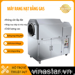 Máy Rang Hạt Ngũ Cốc Chạy Gas Mini R-10G Năng Suất Cao