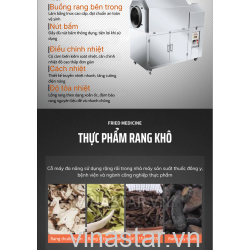 Máy Rang Hạt R-15G Năng Suất 7–10kg/Mẻ, Dùng GAS Nhiệt Mạnh, Motor Đảo 110W Chống Khét – Phù Hợp Hộ Kinh Doanh Nhỏ & Quán Rang Hạt