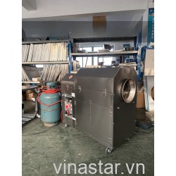 RS-50G – Máy Rang Mẻ Lớn 25–30kg, Sử Dụng GAS Ổn Định, Motor 120W Đảo Liên Tục Giúp Hạt Chín Đều, Không Bám Khét, Chất Lượng Thành Phẩm Cao