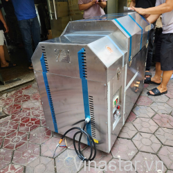 Máy Rang Hạt Chạy Điện RS-50E - Mẻ Lớn Tới 30KG, Đảo Mạnh Chuẩn Công Nghiệp